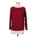 J.Jill Long Sleeve T-Shirt: Burgundy Tops - Women's Size Medium