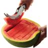 Wassermelonenschneider Choxila, Edelstahl-Wassermelonenschneider, cooles Wassermelonenmesser, lustiges Wassermelonen-Schneidewerkzeug