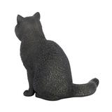 Short Haired Cat Ornament Craft Decoration Adorable Figurine Miniture Fairy Animals Small Playset Home Child