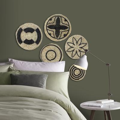 Wandbild ART FOR THE HOME "Rotan", bunt (farbe bild(er): mehrfarbig), B:25cm H:25cm T:1cm Ø:1cm, Metall, Bilder, Wanddeko Set (5-er Set)