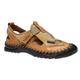 LDadgf Men's Summer Wading Shoes, Beach Shoes, Mesh Breathable Summer Casual Shoes, Simple Sandals, La Trainer Shoes, Men 43, khaki, 13.5 UK