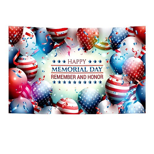 Wandteppich US 4. Juli Unabhängigkeitstag Outdoor Flagge Adler Freiheit Outdoor Banner Flagge Terrasse Garten Heimdekoration rot weiß blau Image