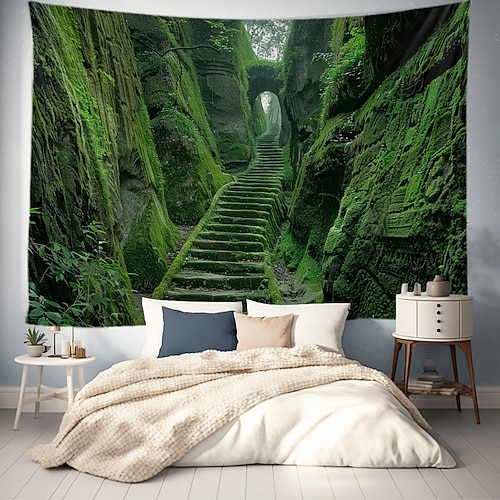 Landschaft Wald Natur hängen Wandteppich Kunst große Wandteppich Wandbild Dekor Fotografie Hintergrund Decke Vorhang Haus Schlafzimmer Wohnzimmer Dekoration Wandtuch XXL Natur Image