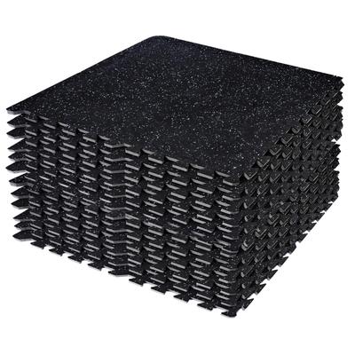 Sivan Fitness 1/2" Thick Rubber Top High Density EVA Foam Gym Flooring for Home Gym - 12 Interlocking Gym Floor Mat