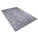 Gray 217 x 63 x 0.4 in Area Rug - Isabelle & Max™ Stanfill Area Rug w/ Non-Slip Backing Polyester/Cotton | 217 H x 63 W x 0.4 D in | Wayfair