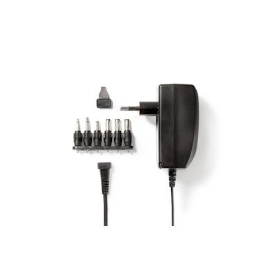 Nedis Universal-Netzteil - 27 W - 3 - 12 V DC - 1.80 m - 2.25 A A - 6 plug(s) - Schwarz Image