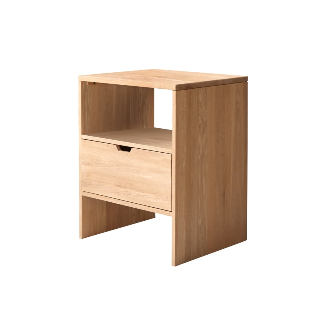 Mobile per il bagno in legno di quercia massello 60 cm