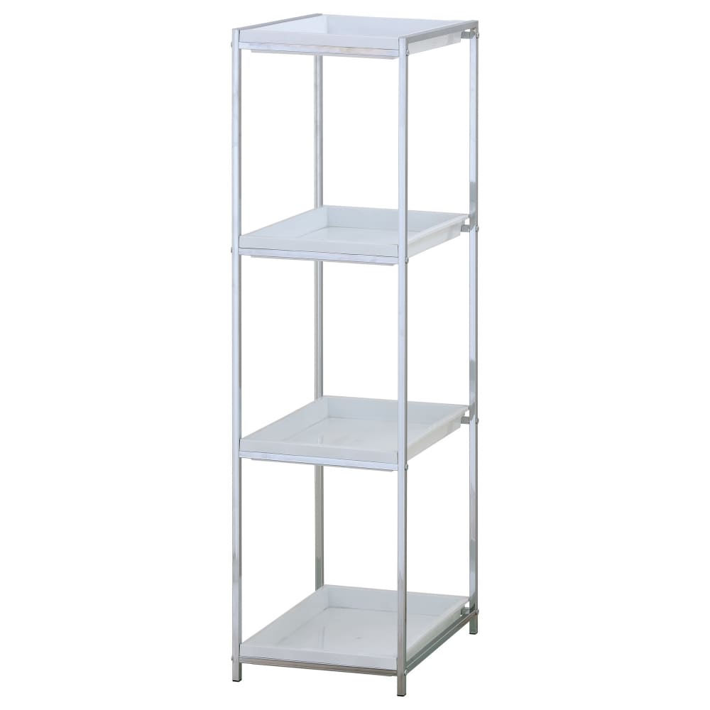 Scaffale in metallo cromato cm. P.38,5 x L.31 x H.115