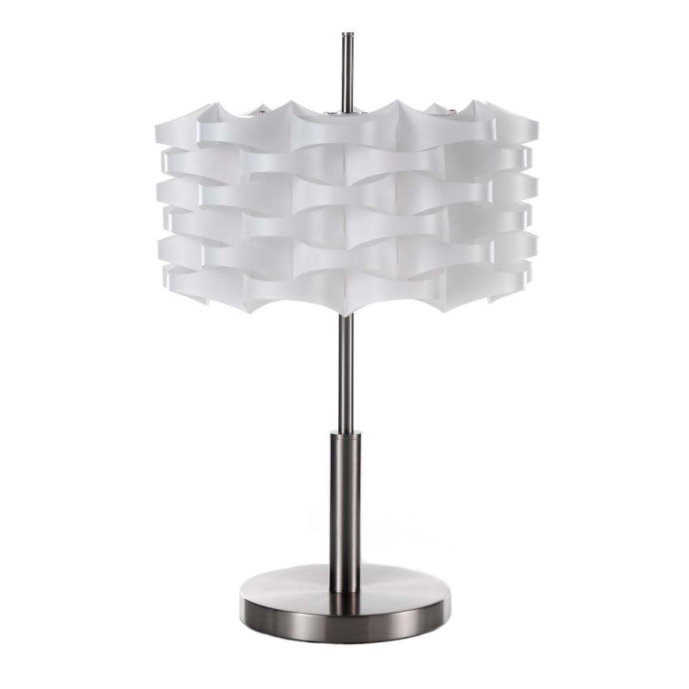 Lampada da tavolo in polipropilene bianco opaco cm H.47 x Ø.36