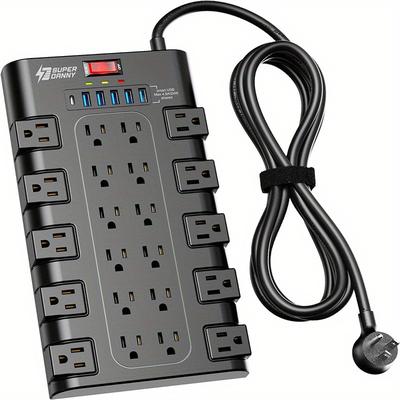 Protector Power Strip 2100 Joules With 22 Ac Outle...