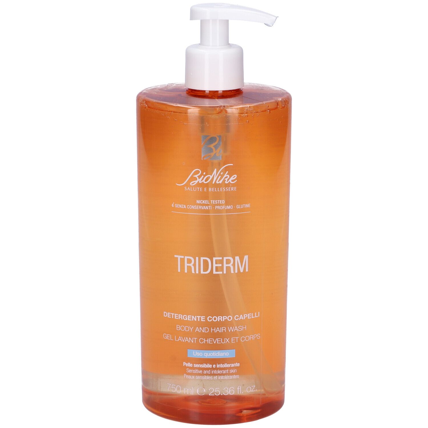 BioNike Detergente Corpo Capelli Uso Quotidiano 750 ml Gel detergente