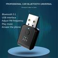 Mini Trasmettitore FM Adattatore Bluetooth 5.1 per auto Chiamata in vivavoce Radio Fm Lettore musicale Ricevitore audio wireless automatico Accessori per auto