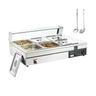 Chauffe-Plat Buffet 6 X 11,4 L - Vevor - B26eu - 1500 W - 30-85 °C - Inox