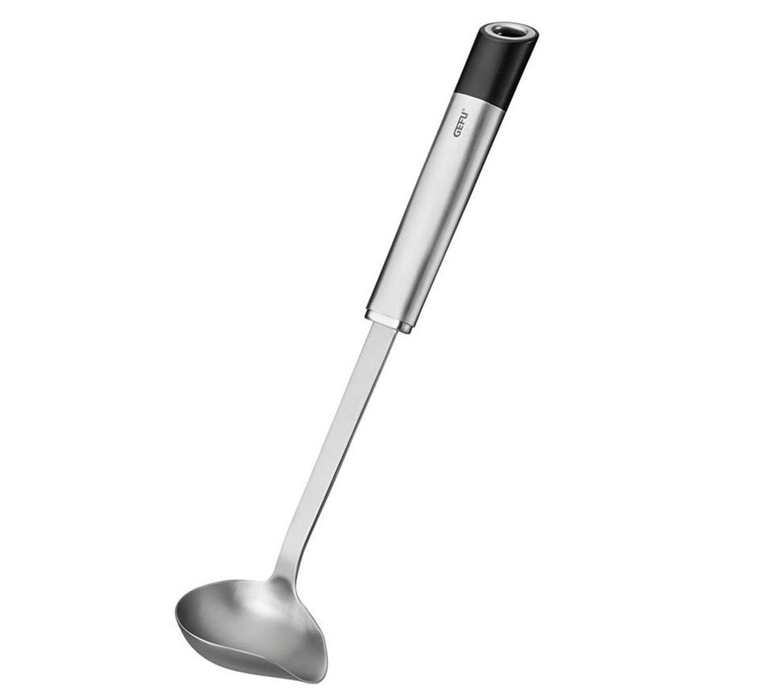 Soßenlöffel GEFU "PRIMELINE", silber, B:5cm, Edelstahl 18/10, Kunststoff, Kochlöffel, ergonomisch