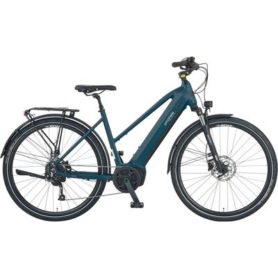 E-Bike PROPHETE "Entdecker 3.0" E-Bikes Gr. 50cm, 28 Zoll (71,12cm), blau (dunkelblau) Pedelec, Elektrofahrrad für Damen