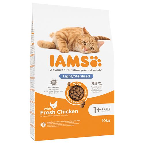 10kg Advanced Nutrition Sterilised Cat mit Huhn IAMS Katzenfutter Trocken zum Sonderpreis!