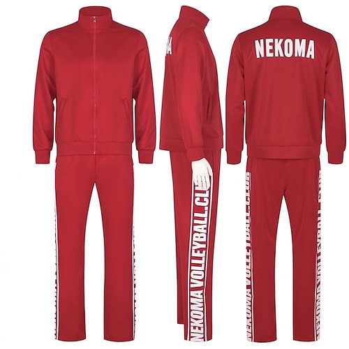 Oikawa Tooru Kozume Kenma Shoyo Hinata Anime Schuluniformen Halloween Karneval Mantel Hose Für Herren Damen Erwachsene Image