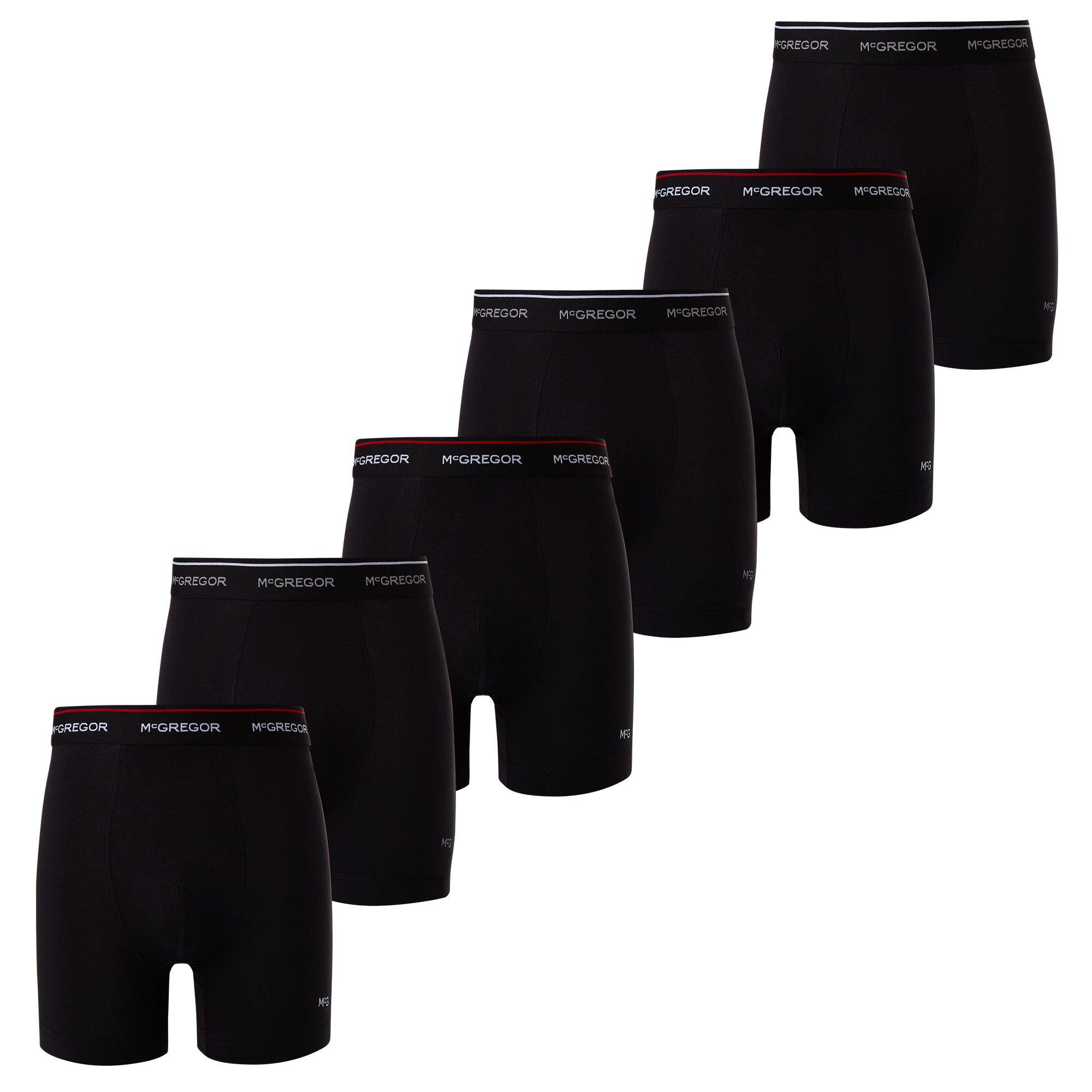 McGregor Boxershorts Schwarz 12er-Pack Image