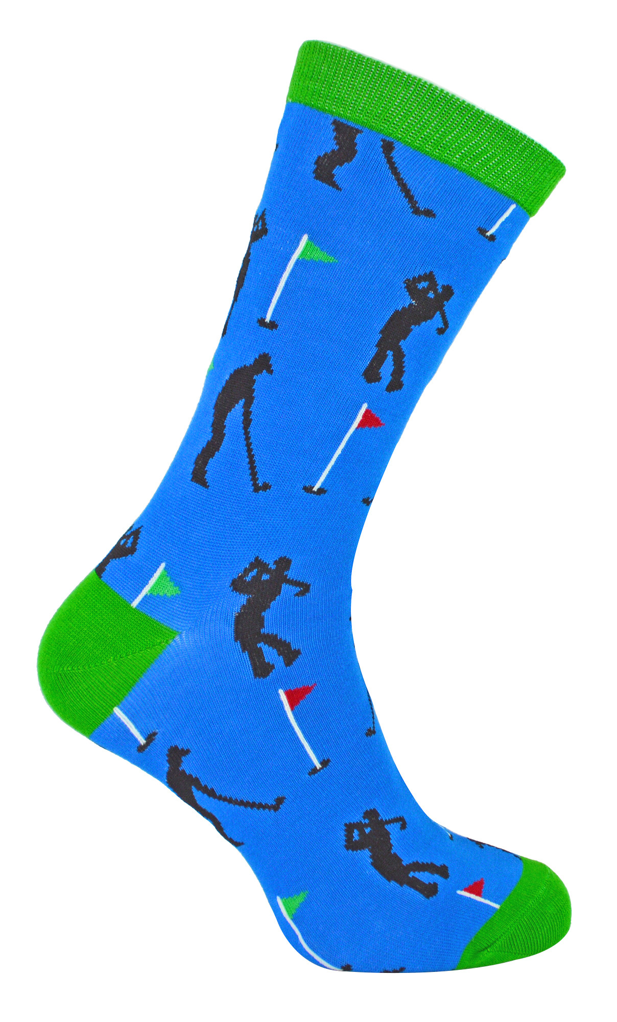 Herr Heron - Herren Neuheit lustig Golf Socken - Golfer (blau) Image