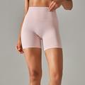 Per donna Shorts da Palestra Shorts da yoga Shorts da allenamento Vita Alta Yoga Allenamento in Palestra Pilates Pantaloncini Giallo Chiaro Verde militare Blu Reale Gli sport Abbigliamento sportivo