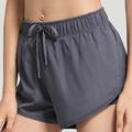 Per donna Shorts da Palestra Shorts da yoga Shorts da allenamento Coulisse Vita Alta Yoga Allenamento in Palestra Pilates Pantaloncini Floreale Nero Bianco Grigio Gli sport Abbigliamento sportivo