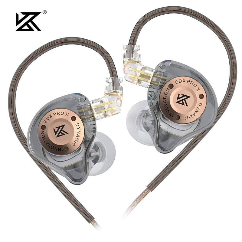KZ EDX PRO X In Ear Dynamic Drive Earphone HIFI Bass Music Earbud Sport Noise Cancelling Headset ZSN ZST ZS10 pro x C12 CRA