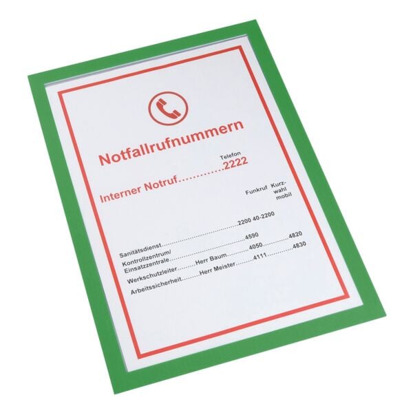 EICHNER 10er-Pack magnetische Inforahmen »Premium« A4 grün, 22.5x31.2x0.3 cm Image