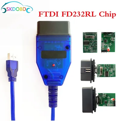 For VAG KKL Scanner Tool VAG-KKL 409 with FTDI FT232RL and CH340 Chip for VAG 409.1 OBD2 USB Interface Vag Diagnostic Cable