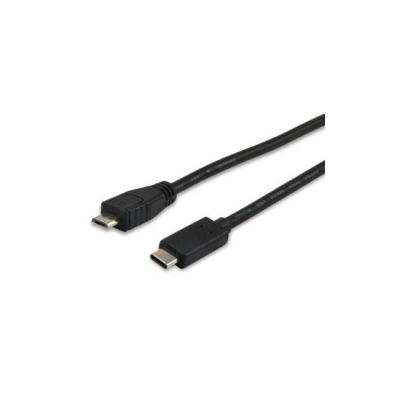 Equip 12888407 USB Kabel 1 m 2.0 Micro-USB B C Schwarz