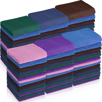 5/10/20PCS Bleach Proof Salon Towels Microfiber Absorbent Salon Hand Towels for Gym Bath Spa Shaving