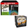 32 x 85g Sauce Collection Mixed Selection in Gravy Sheba Wet Cat Food + 6 x 37,5g Perfect Portions Turkey Chunks in Gravy Sheba Wet Cat Food