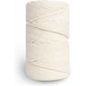 Corde Macramé 5mm×100m, 100% Fil Coton pour Macrame, Ficelle Coton pour diy, Décoration, Tricotage,