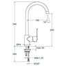 Ramon Soler - Mitigeur évier bec tube Ypsilon Plus 64E301620 s.a