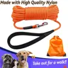Haustier Hund Leinen 15/30/50 ft lange Nylon Tracking Seil im Freien Rückruf Agilität Training Hunde