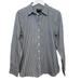 J. Crew Tops | J. Crew Wren Slim Shirt In Striped Stretch Cotton Poplin Collared Button 10 | Color: Blue/White | Size: 10