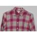 J. Crew Tops | J Crew Small Shirt Boy Fit Plaid Cotton | Color: Gray/Red | Size: S