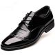 NVNVNMM Formal Shoes for Men Business Men Leather Brown Shoes Oxford Shoes Men's Shoes Flat Shoes Pointed Toe Dress Shoes(Size:8.5 UK)