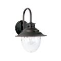 E27 Wall Light Waterproof Outdoor Wall Lamp Wall Light Fixtures,Compatible with Villa Courtyard Balcony Garden Fence Aisle Lamp European Minimalist Wall Sconces with Round Glass Lampshade ,Led Chandel