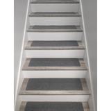 0.2 x 8 W in Stair Treads - Latitude Run® 8" X 30" Non Slip Carpet Stair Treads w/ Reusable Adhesive Surface Backing,(15 Pack) | Wayfair