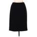 Calvin Klein Casual Skirt: Black Solid Bottoms - Women's Size 12