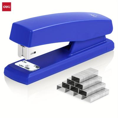 20sheets Stapler Set, Low Stapler Indicator, Non-skid Rubber Base, Office And Students