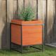 Vidaxl - Fioriera Giardino Marrone Cera 40x40x50 cm Legno Massello Pino 674039