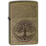 Albero della Vita Regular Lighter – Ottone Anticato - Zippo