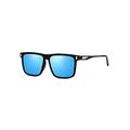 HJBFVXV Men's Sunglasses TR90 Polarized Sunglasses For Men Polarized HD Polarized Lens With Lightweight Frame(Color:Blue)