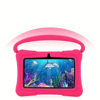 The Latest Tablet For Boys Girls Gifts, 7 Inch Tablet, For Android 12 Tablet For With Quad Core 2gb +32gb Rom, Parental Control, Iwawa Installed, Wifi Wireless, Shatterproof Shell