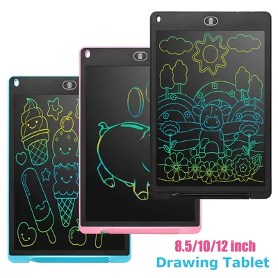 8.5/10/12 inch LCD Writing Tablet Drawing Board Montessori Educational Drawing Toys For Kids