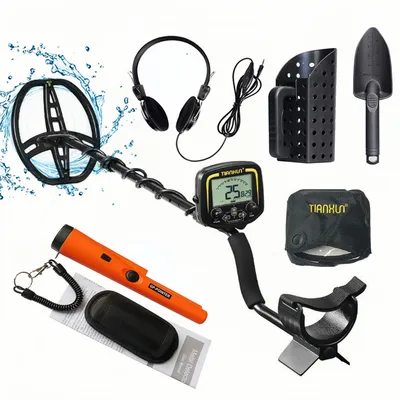 Professional Gold Metal Detector TX-850 High Sensitivity Treasure Hunter TX 850L Pinpointer Waterproof Coil Super Stable Modes