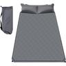 Matelas de camping auto-gonflant pour 2 personnes, en éponge élastique, matelas auto-gonflable,