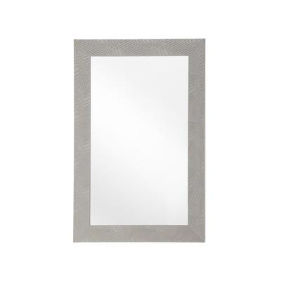 Wandspiegel Kunststoff grau 91x60