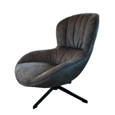 Bequemer Sessel aus Stoff, grau